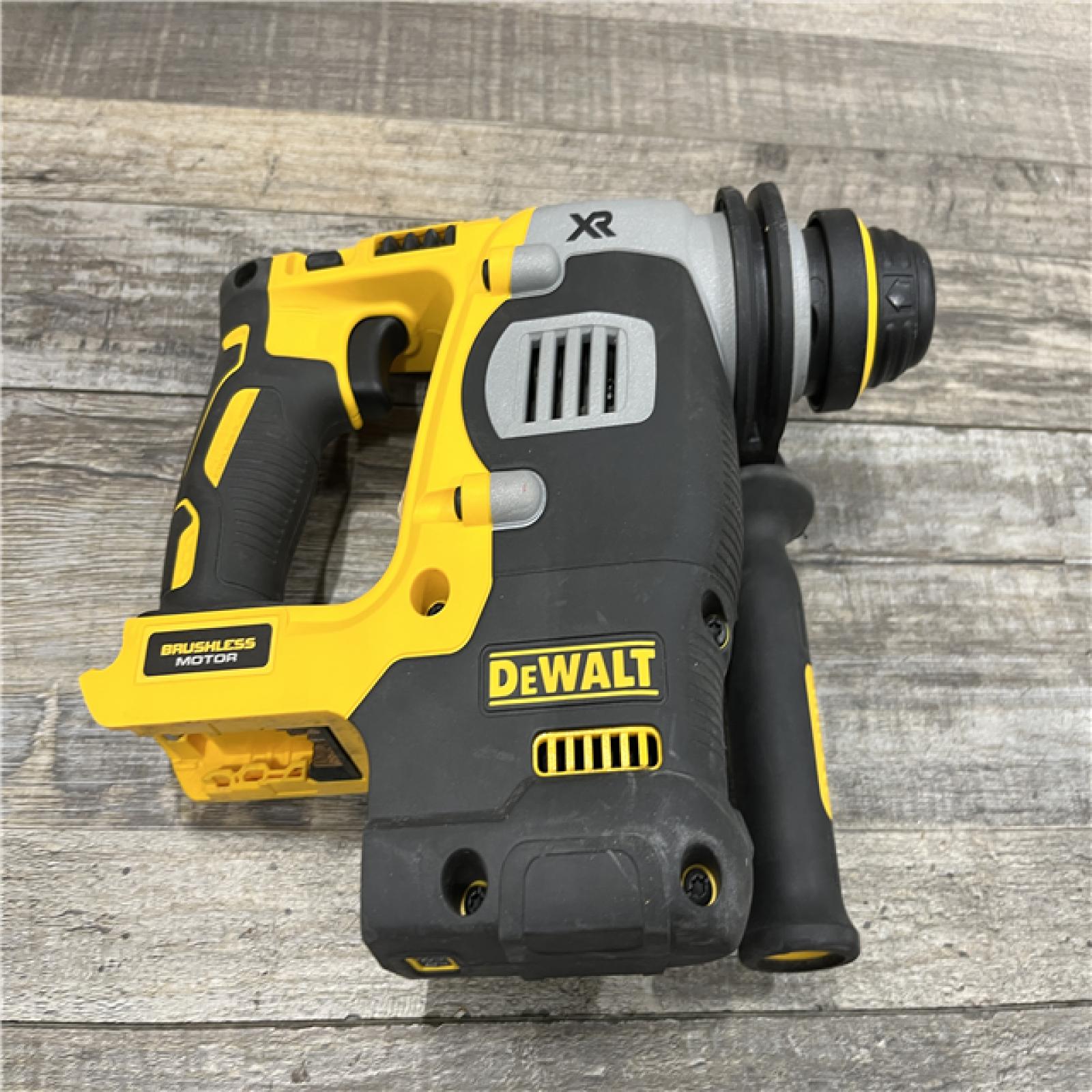 AS-IS DEWALT 20V MAX XR Cordless Brushless 1 in. SDS Plus L-Shape Rotary Hammer (Tool Only)