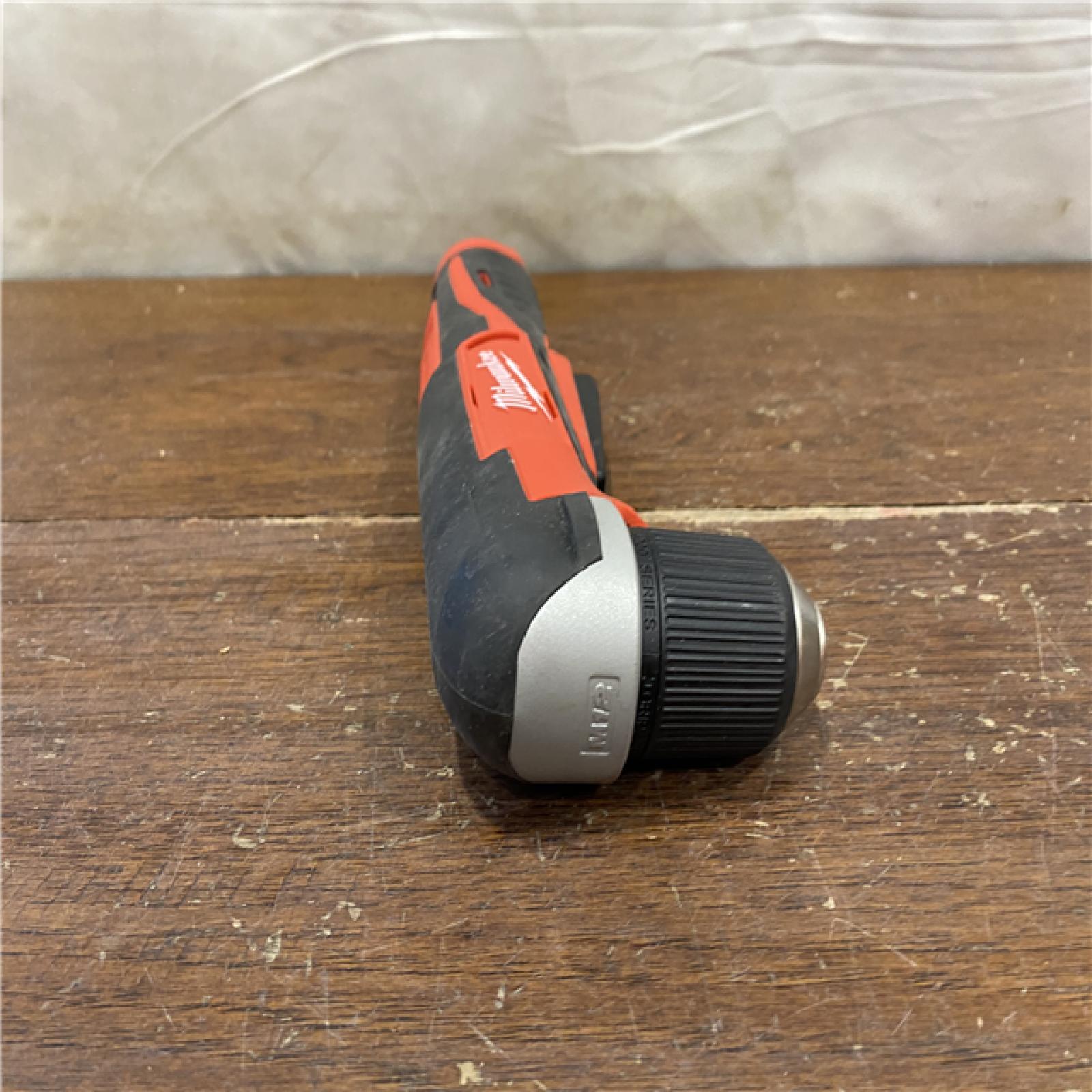 AS-IS Milwaukee M12 12V Lithium-Ion Cordless 3/8 in. Right Angle Drill (Tools-Only) (LOT OF 2)