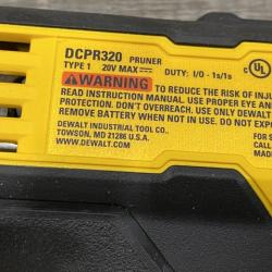 AS-IS DEWALT 20V MAX Cordless Battery Powered Pruner Kit