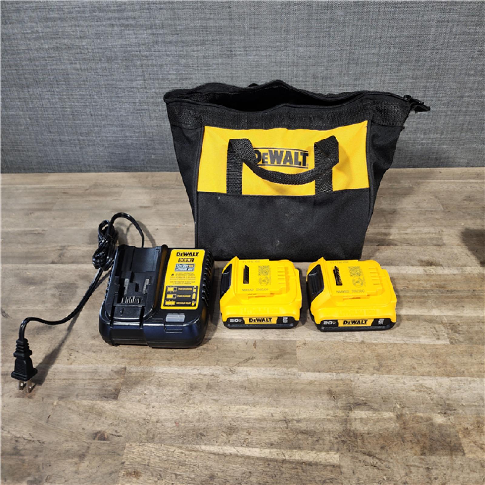 HOUSTON LOCATION - AS-IS DEWALT 2 TOOL COMBO KIT W/ (2) BATTERY & CHARGER