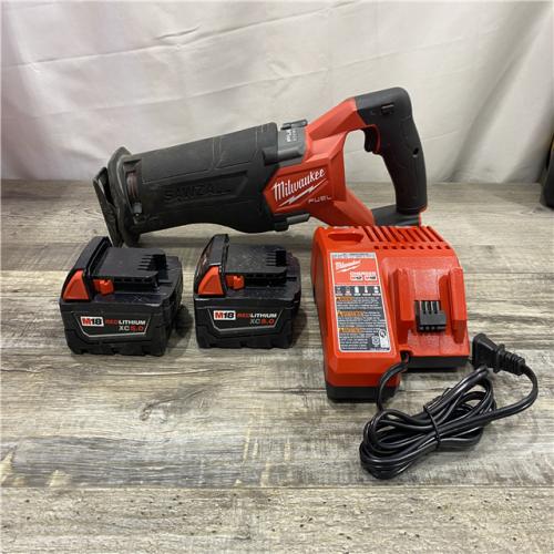 AS-IS Milwaukee FUEL 18V Lithium-Ion Brushless Cordless SAWZALL Reciprocating Saw Kit