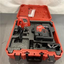 AS-IS - Milwaukee M12 12-Volt Lithium-Ion Cordless Green 250 ft. 3-Plane Laser Level Kit