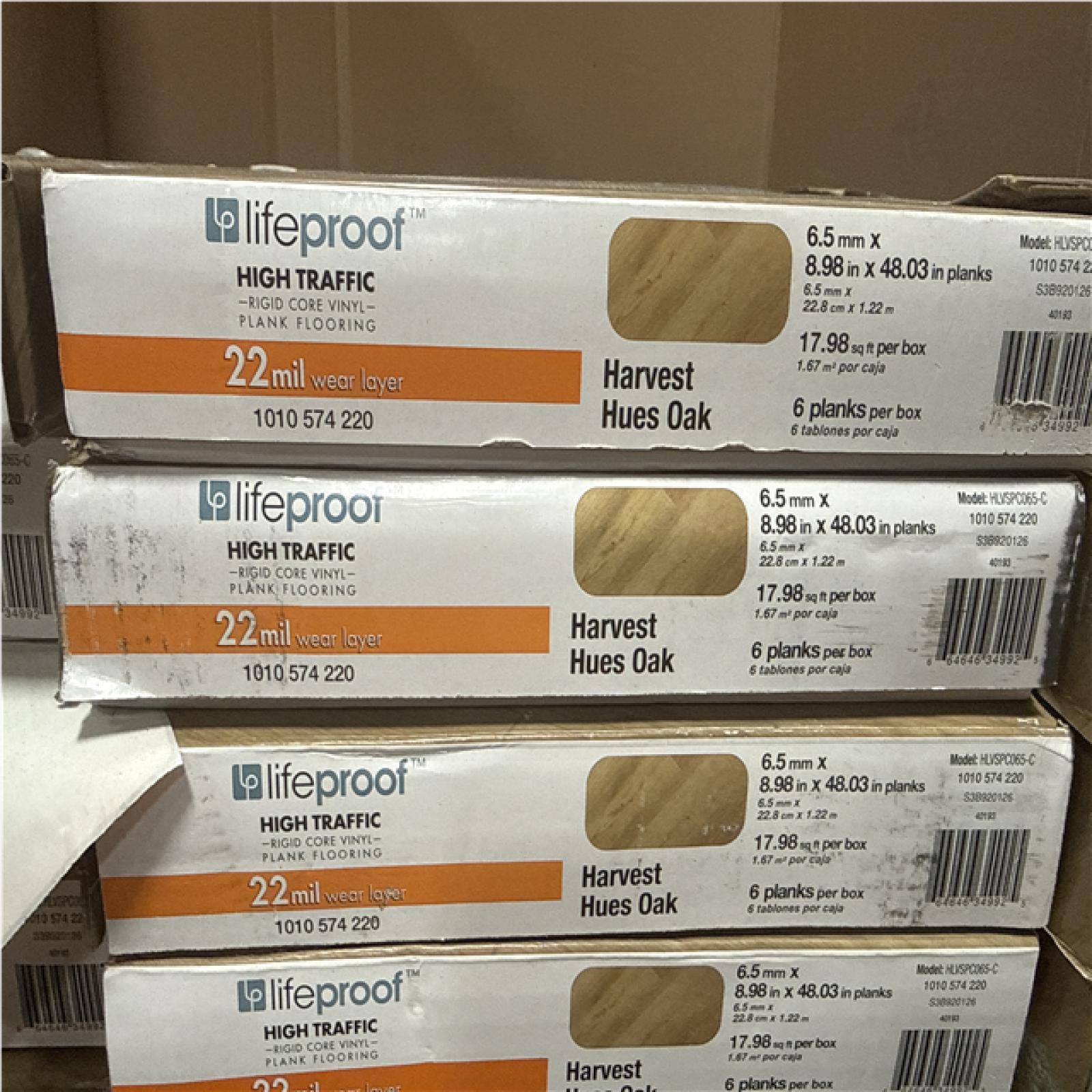 CALIFORNIA AS IS LIFEPROOF VINYL PLANK FLOORING