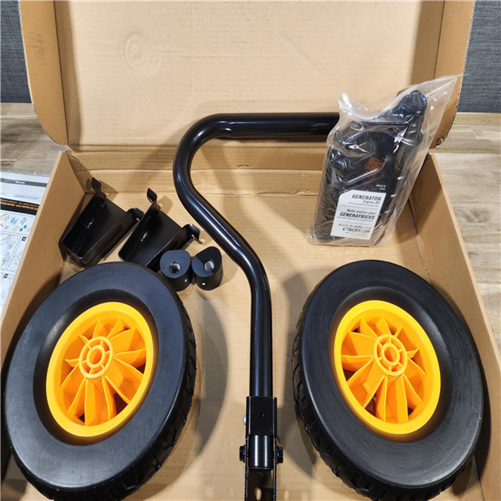 HOUSTON LOCATION - AS-IS (APPEARS LIKE NEW) DEWALT 8,000-Watt Gasoline Powered Electric Start Portable Generator with Idle Control, GFCI Outlets and CO Protect