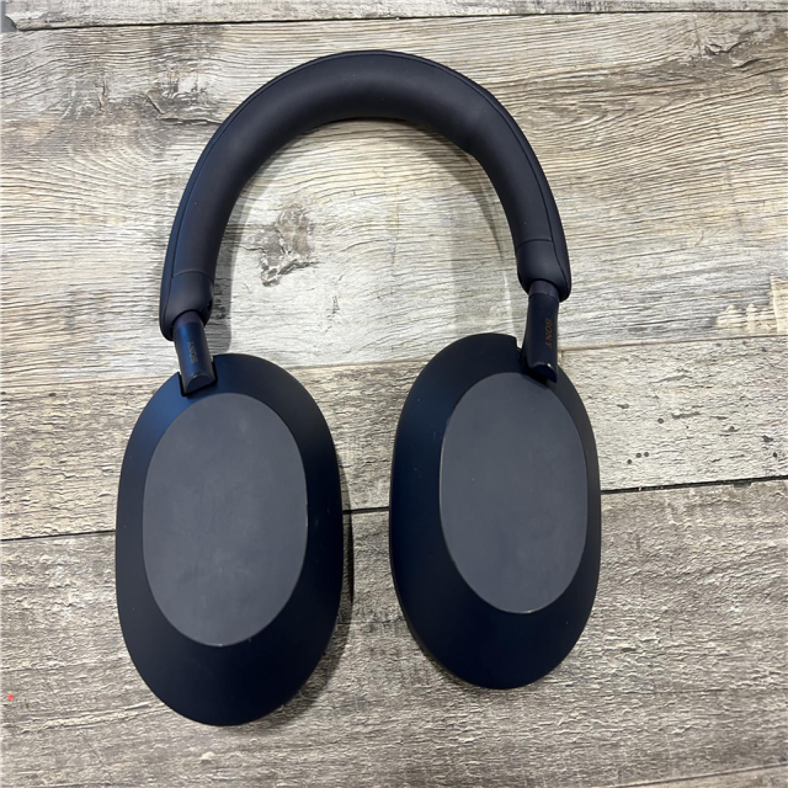 AS-IS Sony - WH1000XM5 Wireless Noise-Canceling Over-the-Ear Headphones - Blue