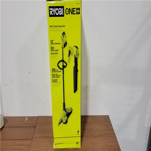 California NEW Ryobi One+ 18V 2-Tool Combo Kit  Includes (1) Battery & Charger