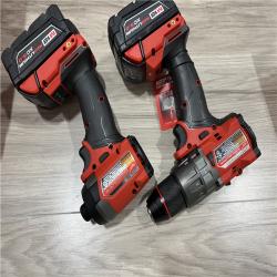 AS-IS Milwaukee FUEL 18V Lithium-Ion Brushless Cordless Hammer Drill and Impact Driver Combo Kit