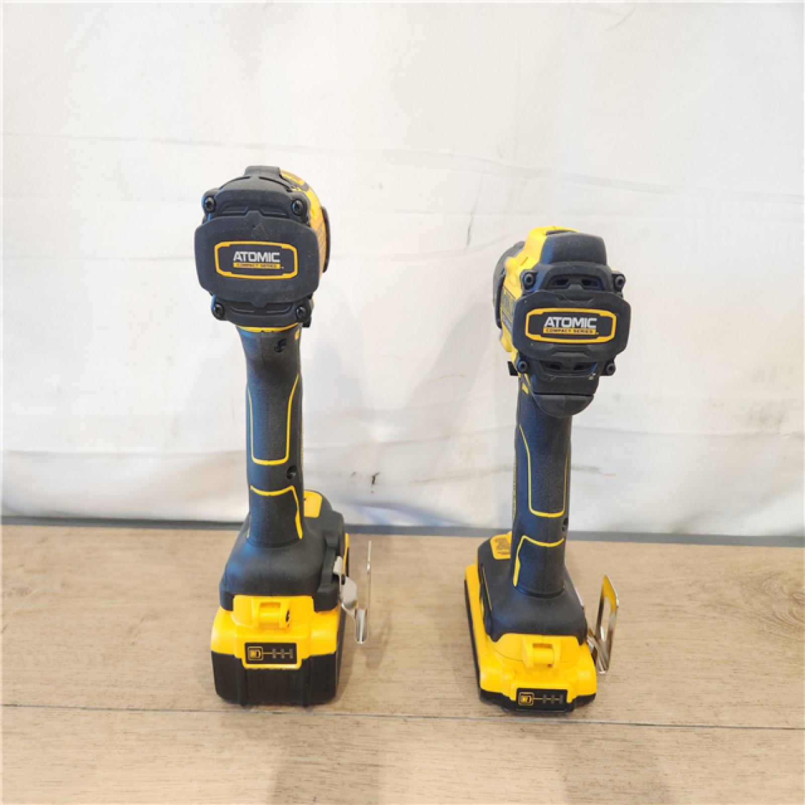 AS-IS- DeWalt 2-Tool Combo Kit W/ (2) BATTERY & CHARGER