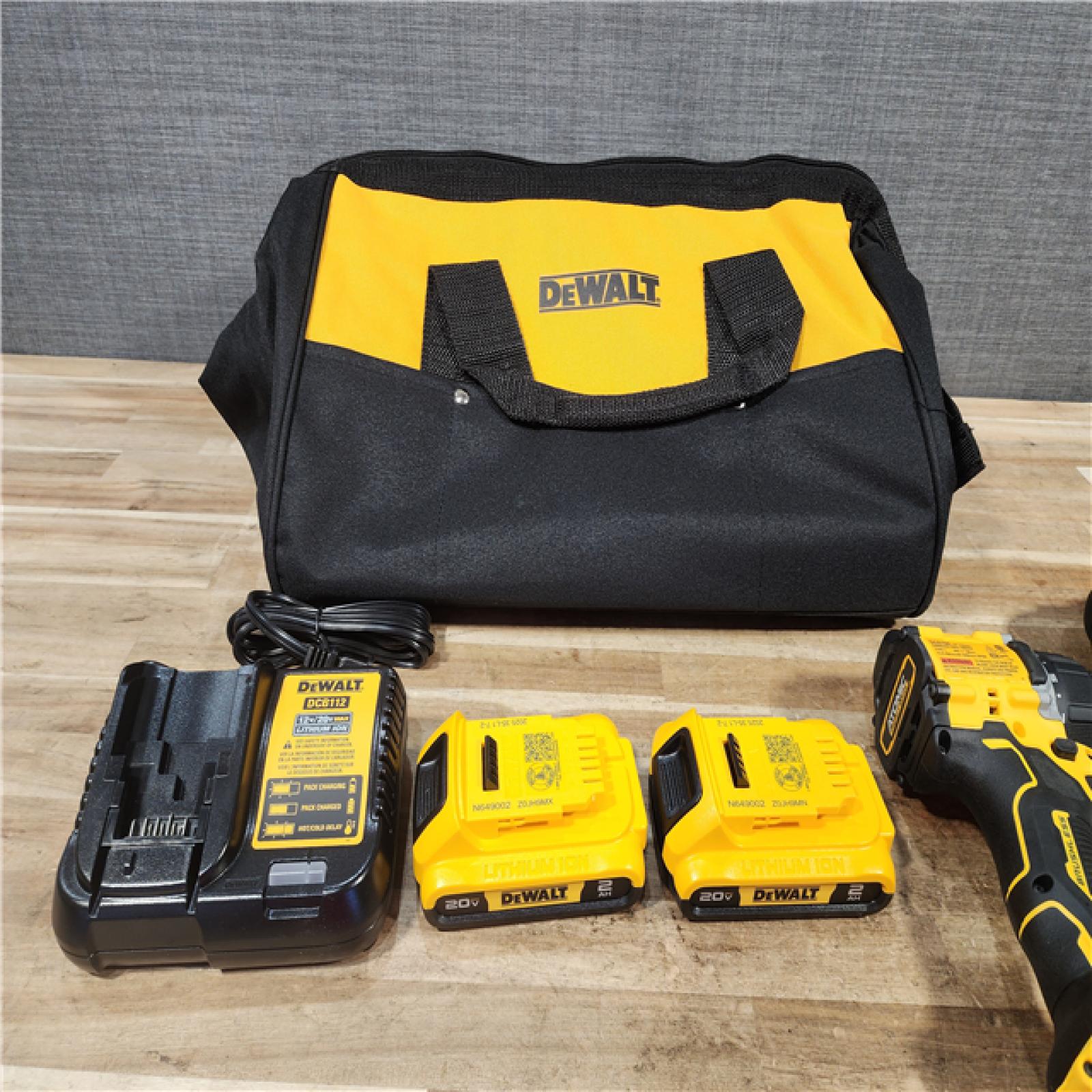HOUSTON LOCATION - AS - IS DEWALT ATOMIC 20-Volt Lithium-Ion Cordless Brushless (2-Tool) Combo Kit