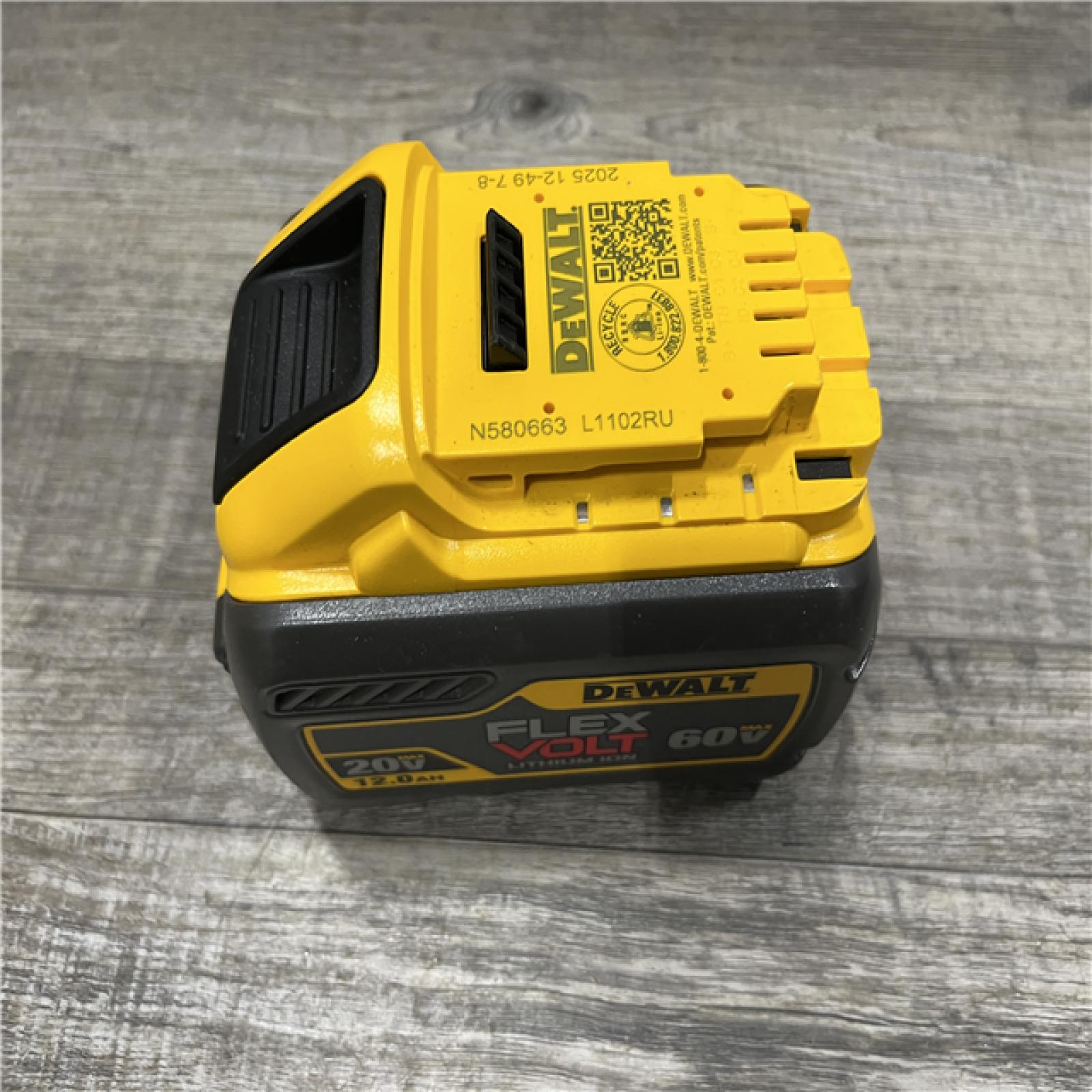 AS-IS DEWALT FLEXVOLT 20V/60V MAX Lithium-Ion 12.0Ah Battery