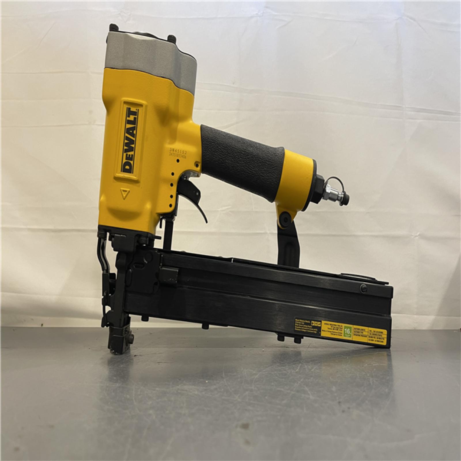 AS-IS - DeWalt Corded Pneumatic 16-Gauge 1 in. Crown Lathing Stapler