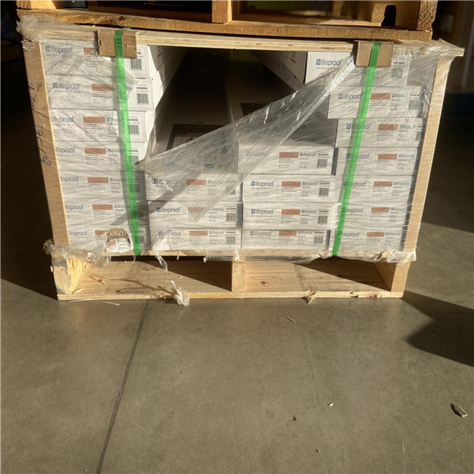 DALLAS LOCATION - Lifeproof Trail Oak 6 MIL x 8.7 in. W x 48 in. L Click Lock Waterproof Luxury Vinyl Plank Flooring (20.1 sqft/case) - 21 CASES