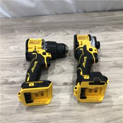 AS-IS DeWalt 20V MAX Atomic Cordless 2 Tool Compact Hammer Drill and Impact Driver Kit