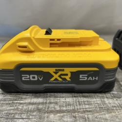 AS-IS DEWALT 20V MAX XR POWERSTACK Lithium-Ion Battery Starter Kit with 5.0Ah Battery and Charger