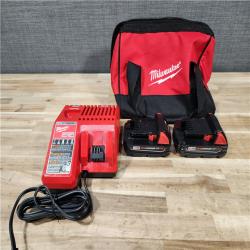 HOUSTON LOCATION - AS-IS Milwaukee 18V Lithium-Ion Cordless Drill Driver/Impact Driver Combo Kit