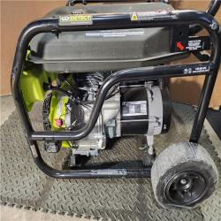 HOUSTON LOCATION - AS-IS RYOBI 6,500-Watt Gasoline Powered Portable Generator with CO Shutdown Sensor