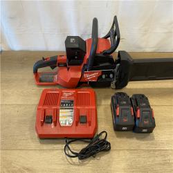 AS-IS Milwaukee FUEL 18V Brushless Cordless 20 in. Dual Battery Chainsaw Kit