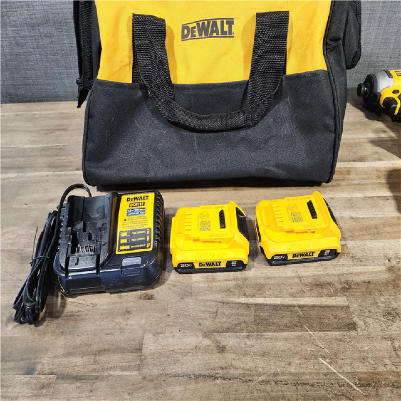 HOUSTON LOCATION - AS-IS DEWALT 4 TOOL COMBO KIT W/ (2) BATTERY & CHARGER