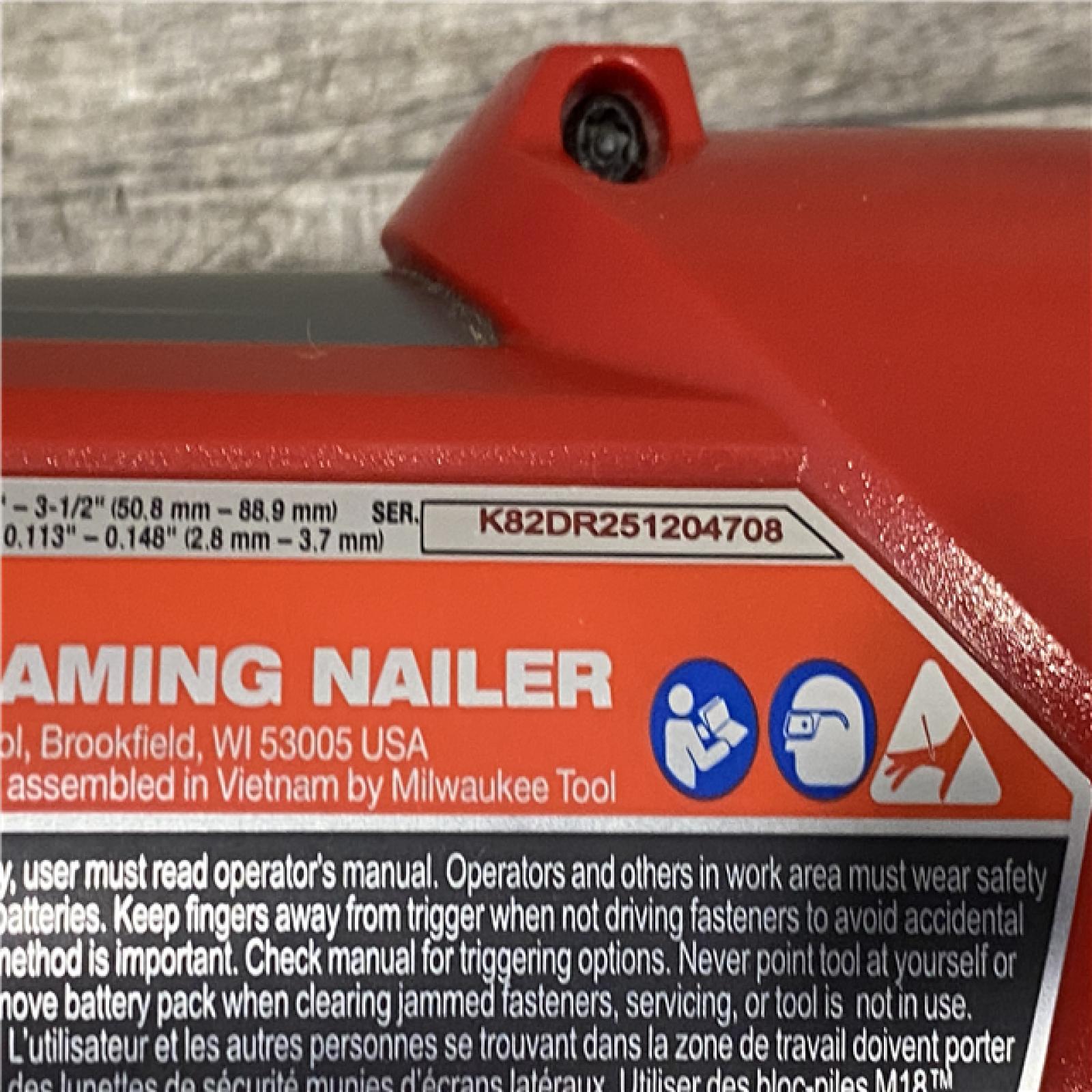 AS-IS Milwaukee FUEL 3-1/2 in. 18-Volt 21-Degree Lithium-Ion Brushless Cordless Framing Nailer (Tool-Only)