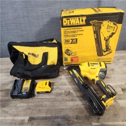 HOUSTON LOCATION - AS-IS DEWALT 20V MAX XR 15 Ga. Cordless 34 Deg Nailer 20 V