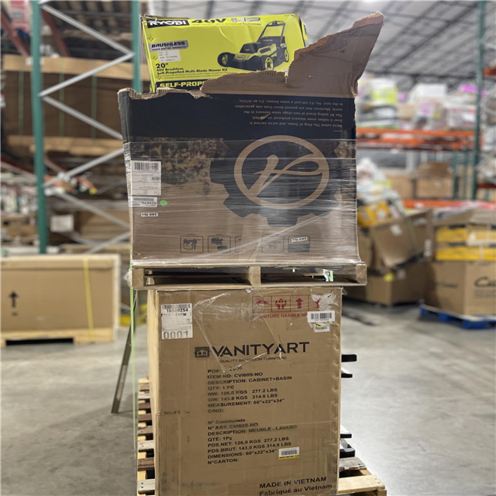 DALLAS LOCATION- AS-IS HOME IMPROVEMENT PALLET