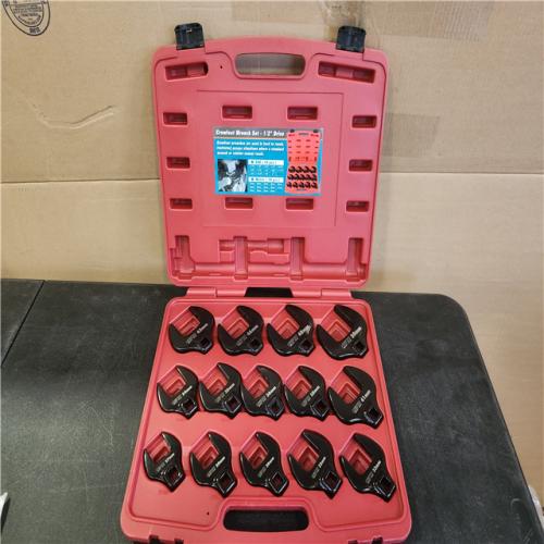 Phoenix NEW NEIKO 1/2 in. Drive Jumbo Metric Crowfoot Wrench Set  27 mm to 50 mm  Cr-Mo Steel (14-Piece)
