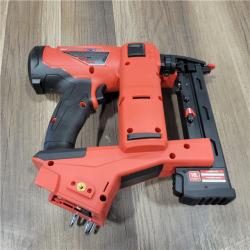 AS-IS  MILWAUKEE M18 FUEL 18-Volt Lithium-Ion Brushless Cordless 18-Gauge 1/4 in. Narrow Crown Stapler (Tool-Only)