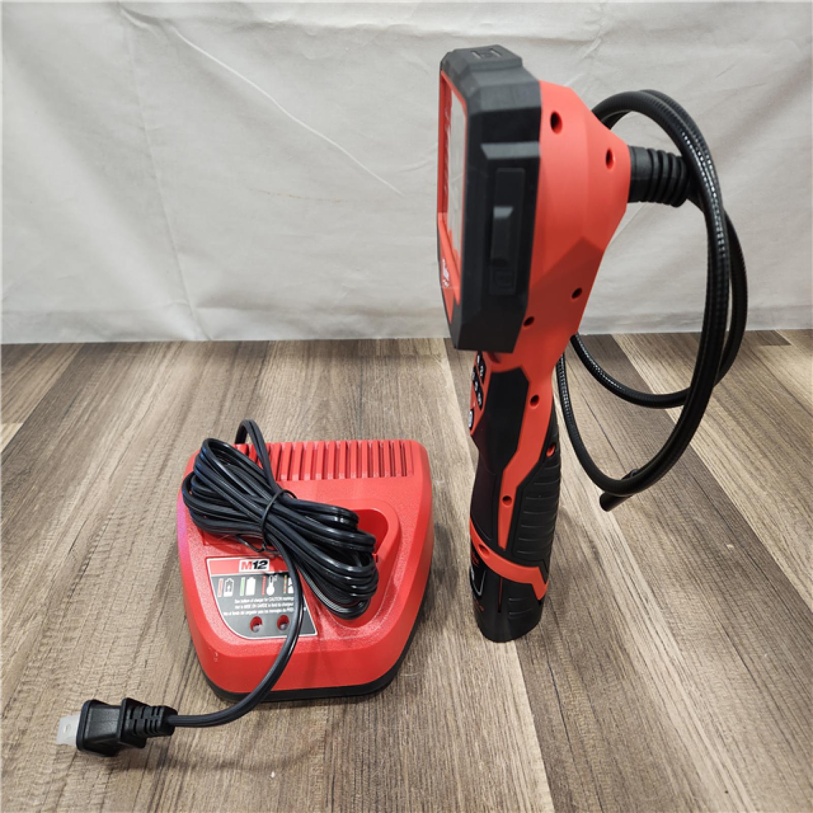 AS-IS- MILWAUKEE M12 12V Lithium-Ion Cordless M-SPECTOR 360-Degree 4 Ft. Inspection Camera Kit