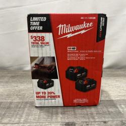 NEW - Milwaukee 18-Volt Lithium-Ion XC Extended Capacity 5.0 Ah Battery Pack (2-Pack)