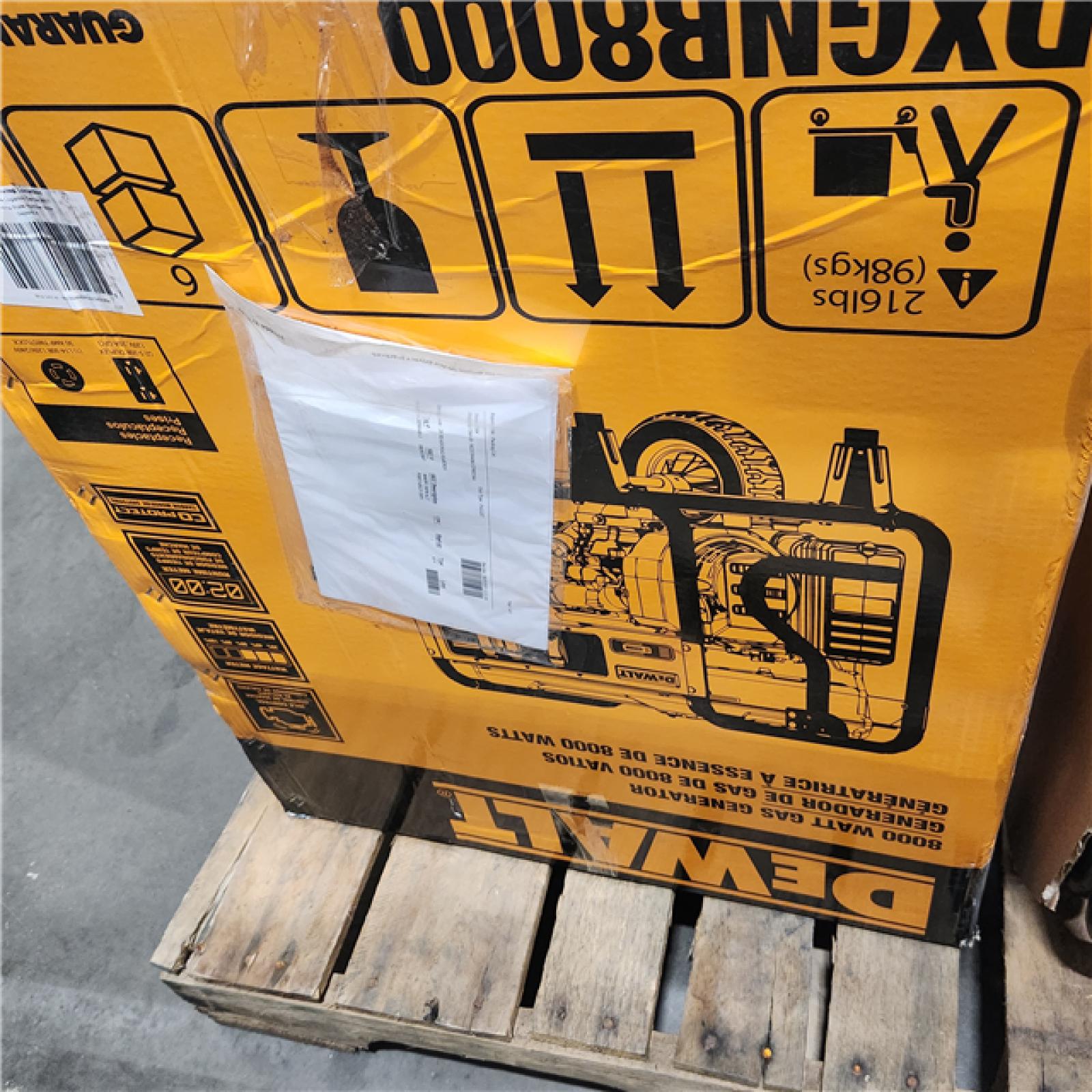 Dallas Location - As-Is DEWALT 10000 / 8000-Watt Gas Powered Portable Generator