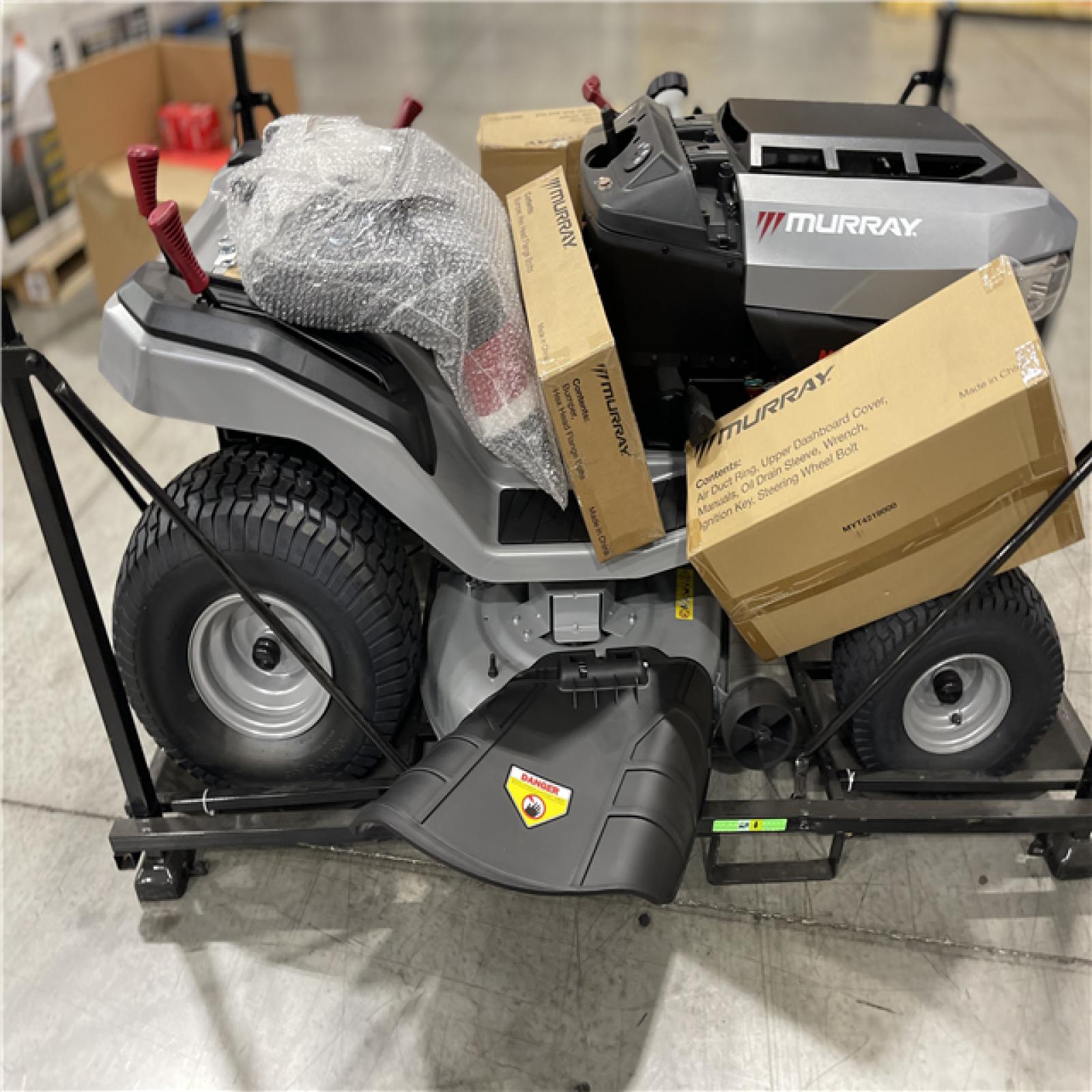 DALLAS LOCATION- NEW! Murray MT200 42 in. 19.0 HP 540cc EX1900 Series Briggs and Stratton Engine Automatic Gas Riding Lawn Tractor Mower