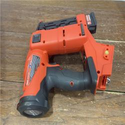 AS-IS MILWAUKEE FUEL 18-Volt Lithium-Ion Brushless Cordless 18-Gauge 1/4 in. Narrow Crown Stapler (Tool-Only)