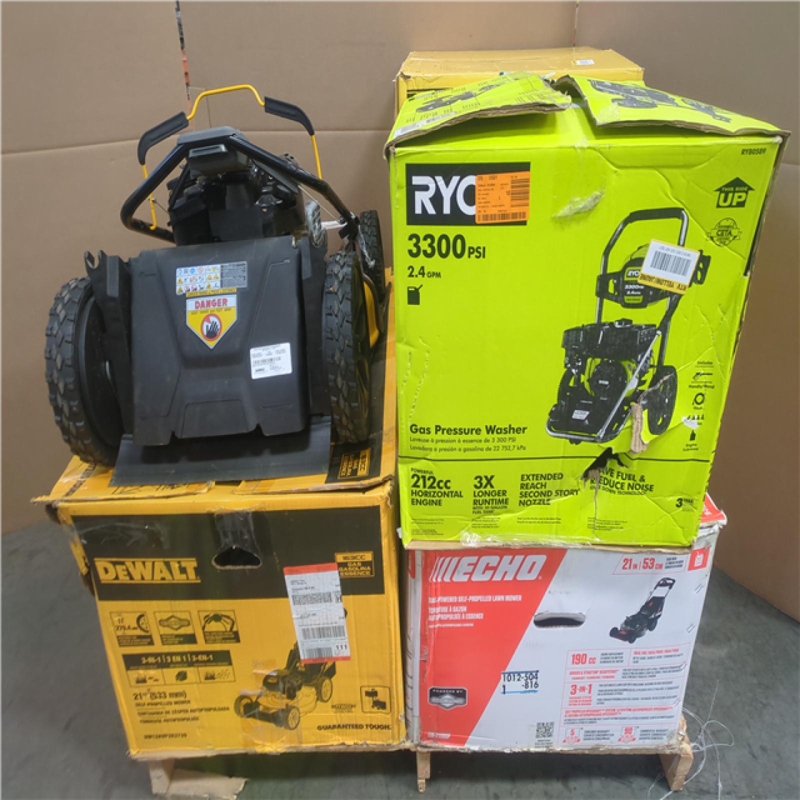 CALIFORNIA AS-IS OUTDOOR POWER EQUIPMENT