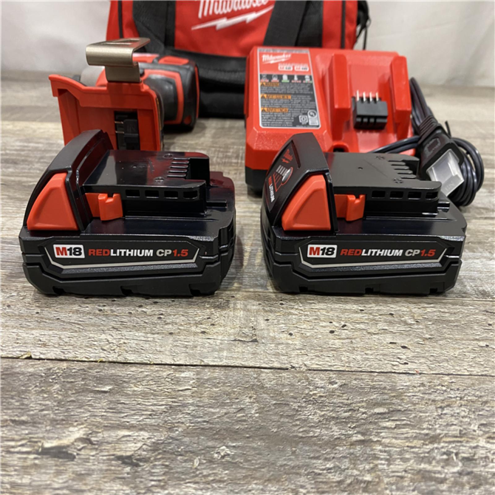 AS-IS Milwaukee 18-Volt Lithium-Ion Cordless 1/4 in. Impact Driver Kit