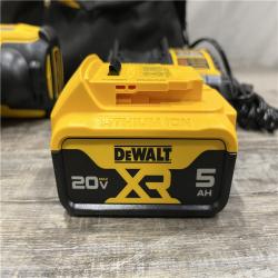 AS-IS DEWALT 20V MAX Lithium-Ion Cordless 1/2 in. Impact Wrench Kit