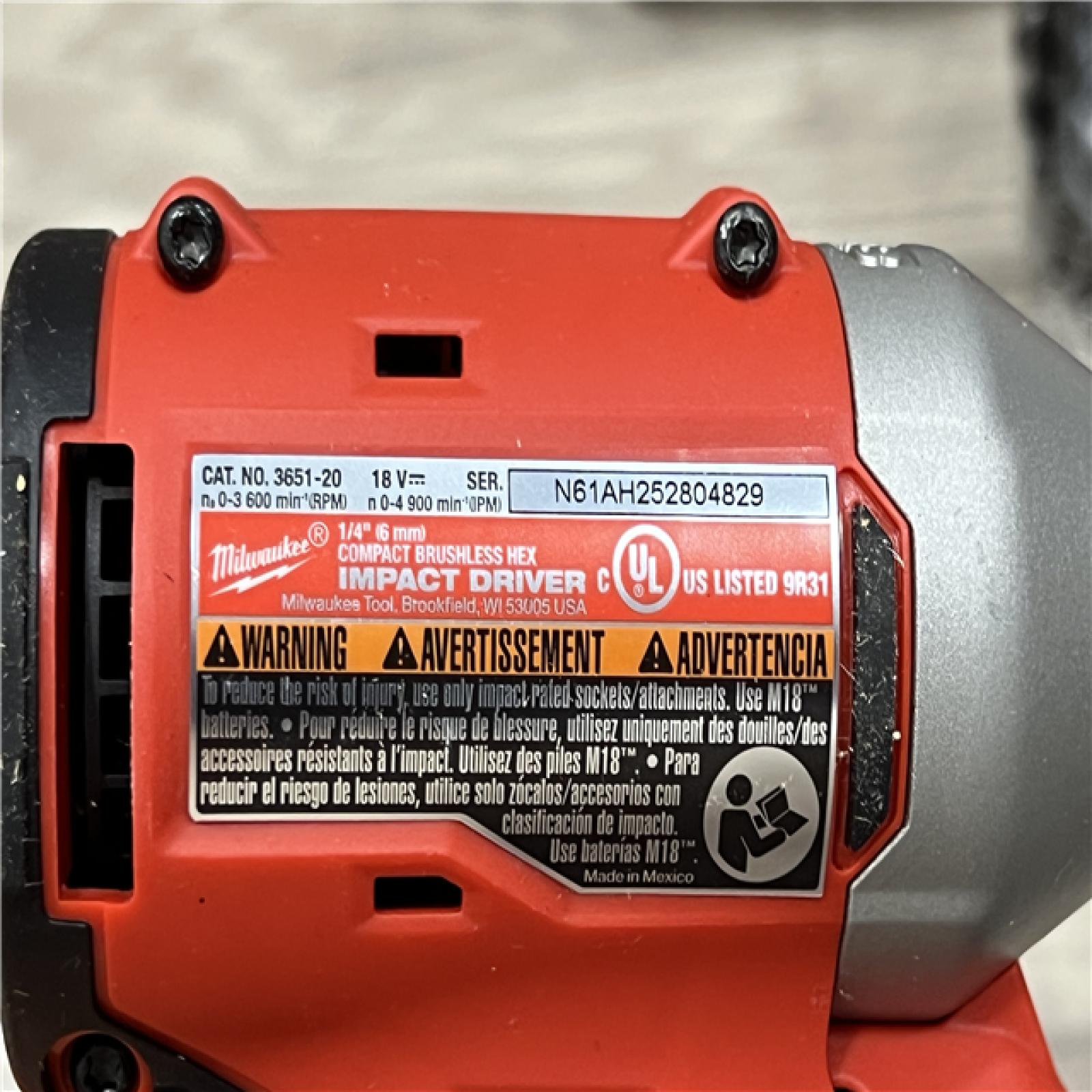 AS-IS Milwaukee 18-Volt Lithium-Ion Brushless Cordless (4-Tool) Combo Kit