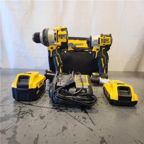 AS-IS- DEWALT 20V MAX XR 2-Tool Combo Kit with POWERPACK - DCK2101QQ2