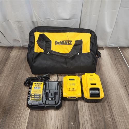 AS IS Dewalt-DCB246CK 20V MAX* Lithium Ion Starter Kit