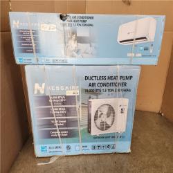 Phoenix NEW Hessaire DIY 21 SEER2 18 000 BTU WiFi 1.5-Ton Ductless Mini Split Air Conditioner  Heat Pump  Variable Speed Inverter-208V/230V (SEALED)