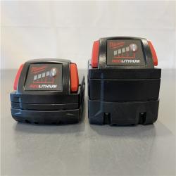 AS-IS - Milwaukee M18 18-Volt Lithium-Ion Starter Kit with One 5.0 Ah and One 2.0 Ah Battery and Charger