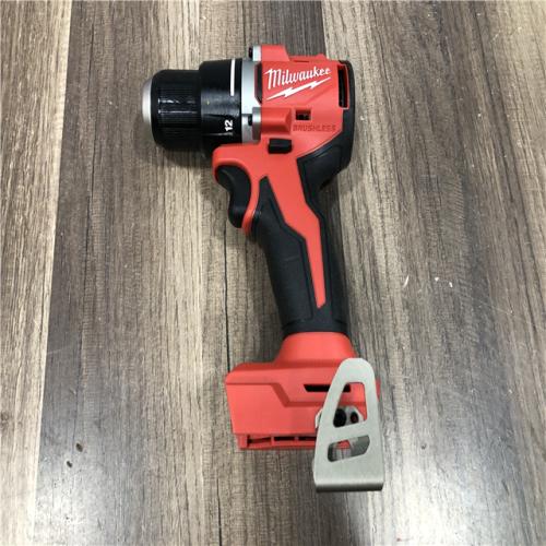 AS-IS Milwaukee 18V Lithium-Ion Brushless Cordless 1/2 in. Compact Drill/Driver (Tool-Only)