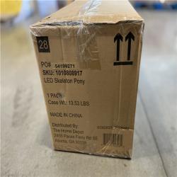 DALLAS LOCATION - Home Accents Holiday 5.5 ft Grave & Bones LED Skeleton Pony