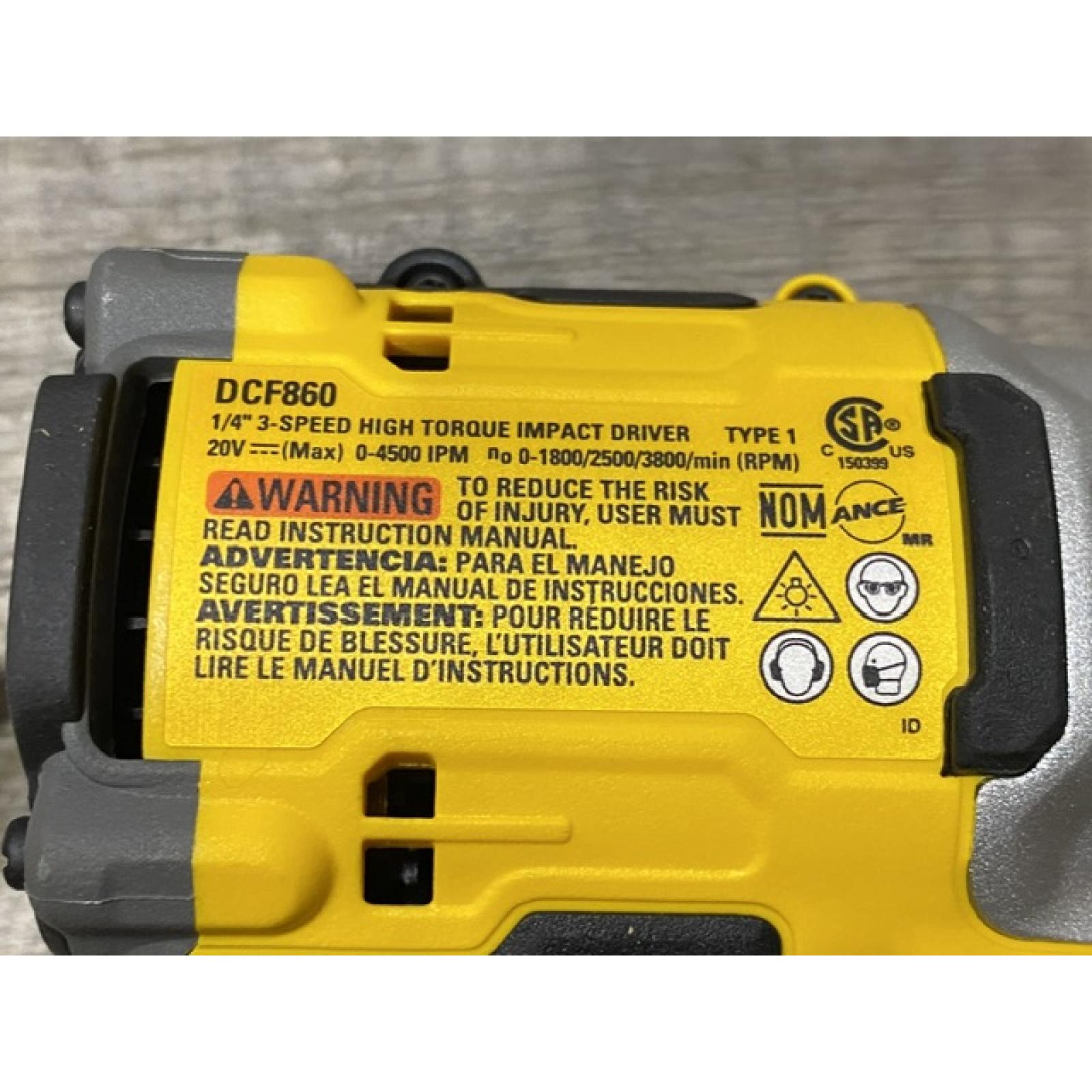 AS-IS DEWALT 20V Lithium-Ion Cordless 2-Tool Combo Kit