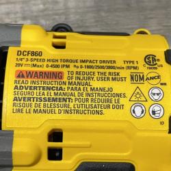 AS-IS DEWALT 20V Lithium-Ion Cordless 2-Tool Combo Kit