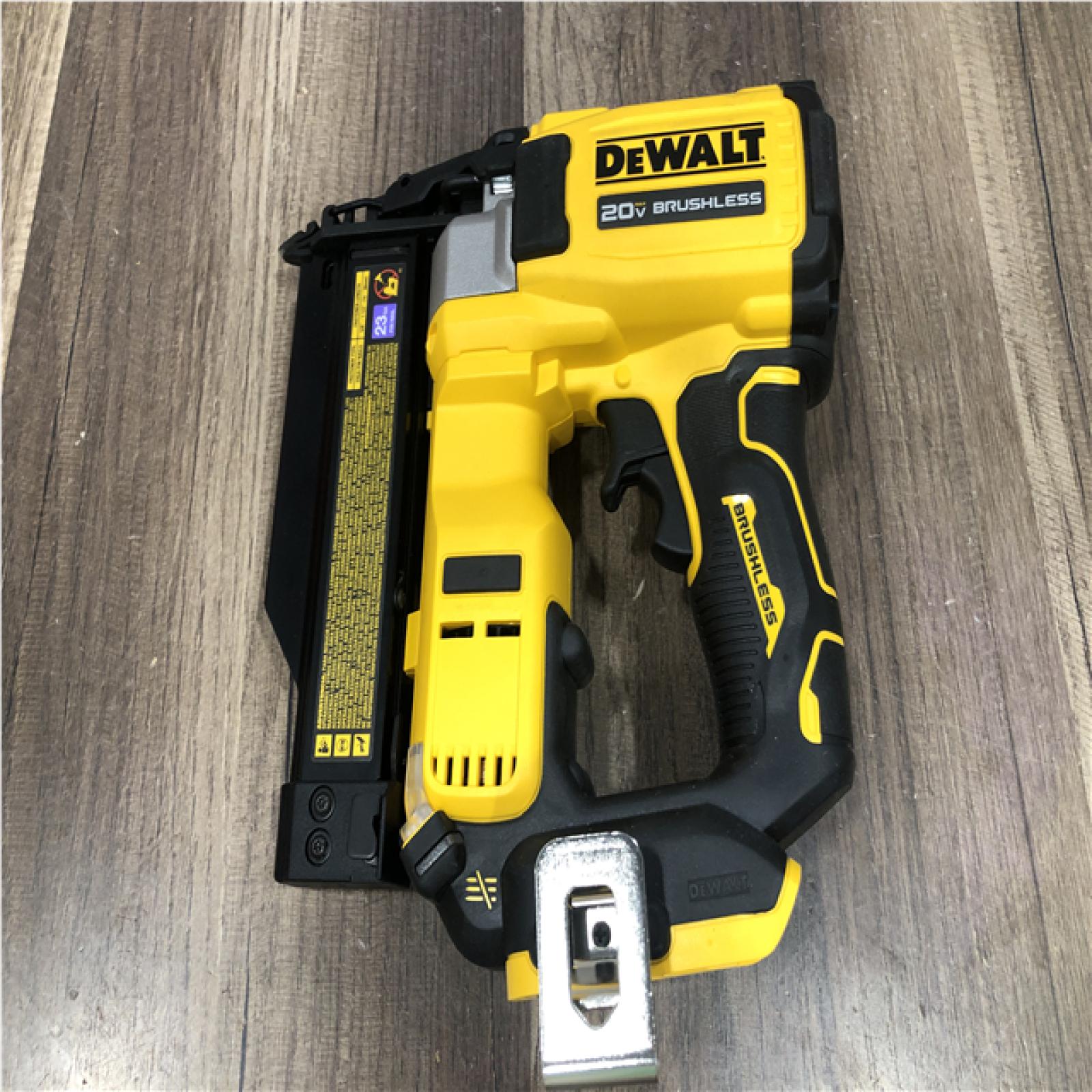 AS-IS DEWALT ATOMIC 20V MAX Lithium Ion Cordless 23 Gauge Pin Nailer Tool Only