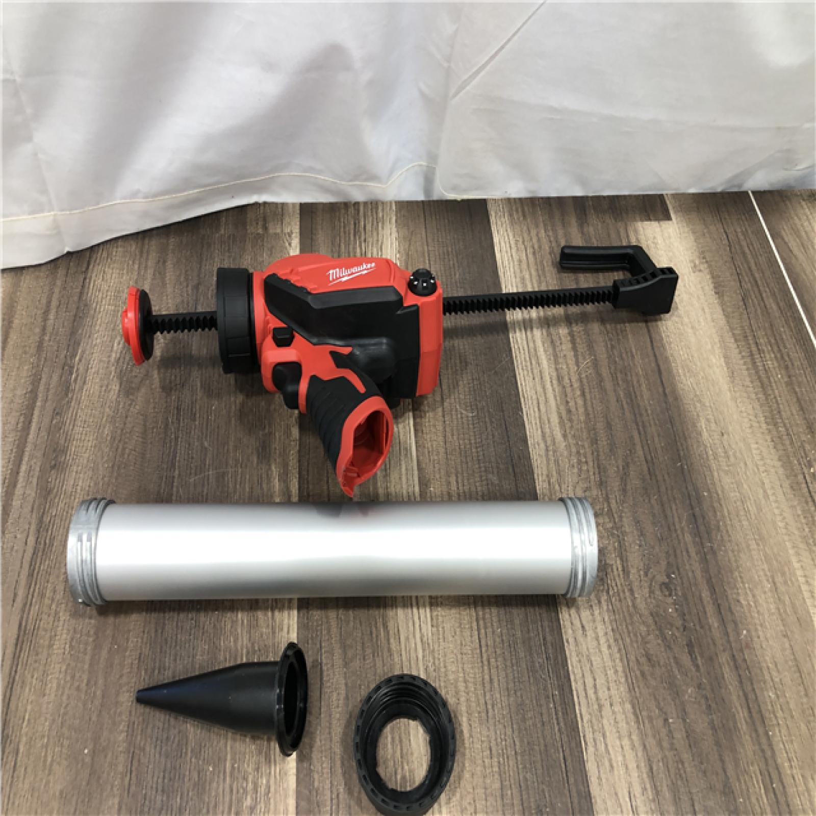 AS-IS Milwaukee 12V Lithium-Ion Cordless 10 oz. Adhesive and Caulk Gun (Tool-Only)