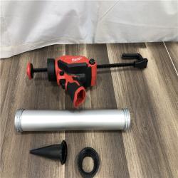 AS-IS Milwaukee 12V Lithium-Ion Cordless 10 oz. Adhesive and Caulk Gun (Tool-Only)