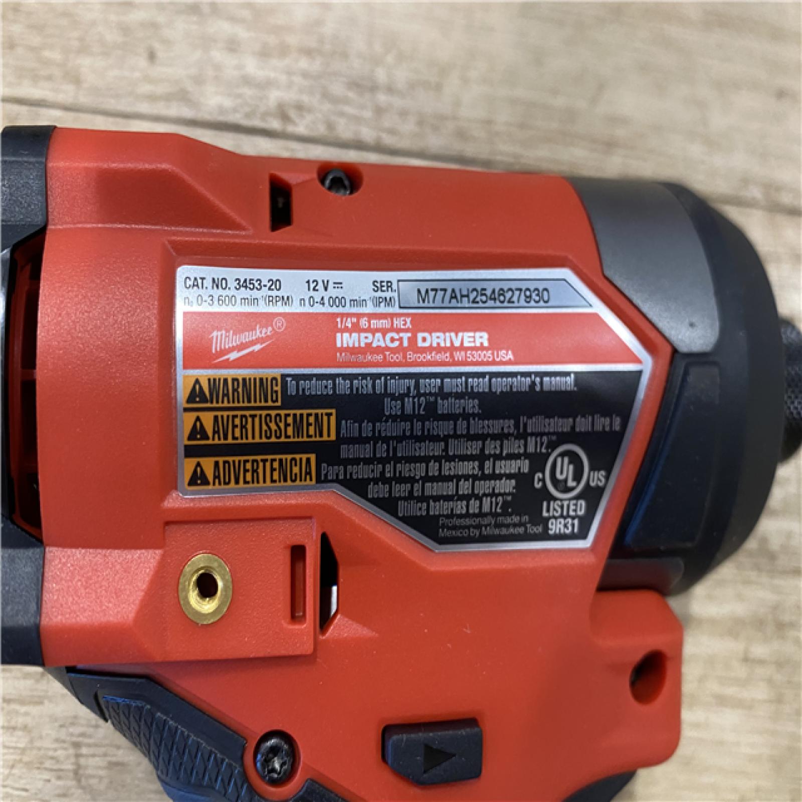 AS-IS Milwaukee FUEL 12-Volt Lithium-Ion Brushless Cordless Hammer Drill and Impact Driver Combo Kit