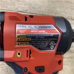 AS-IS Milwaukee FUEL 12-Volt Lithium-Ion Brushless Cordless Hammer Drill and Impact Driver Combo Kit