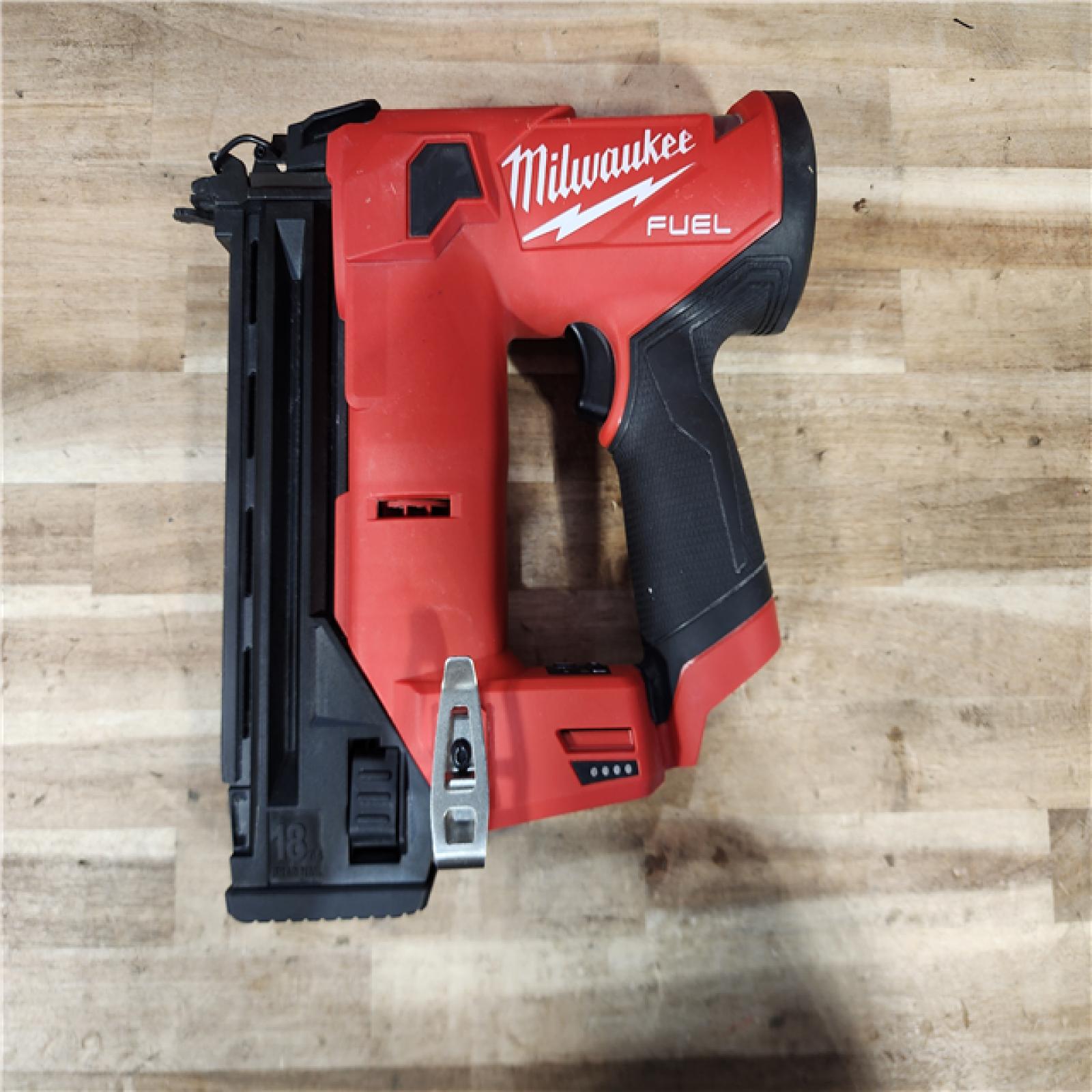 HOUSTON LOCATION - AS-IS Milwaukee FUEL 12-Volt Lithium-Ion Brushless Cordless 18-Gauge 1-1/2 in. Compact Brad Nailer (Tool Only)